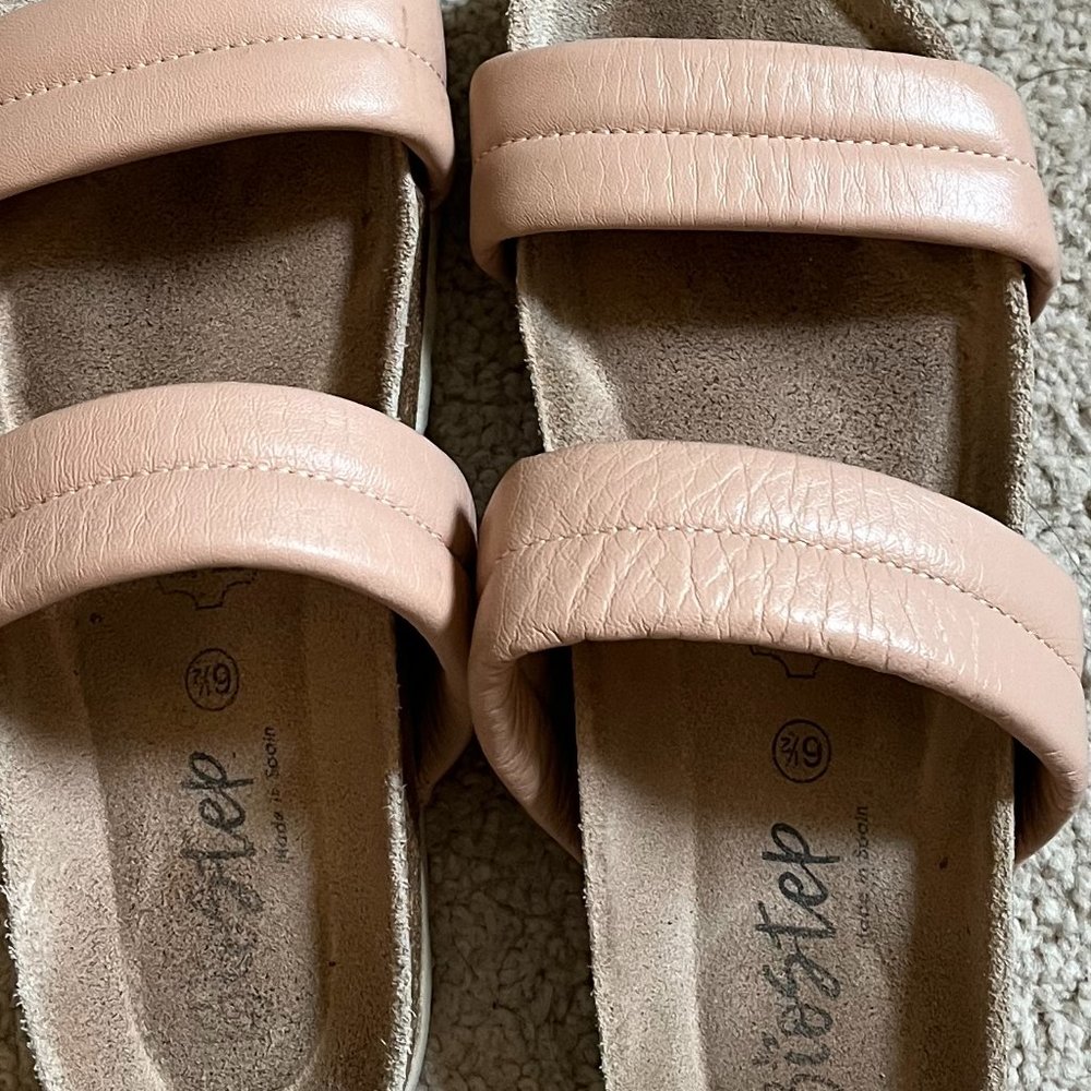 Biostep *Slip-On* Sandals + Peach-Nude Quilted Straps | 6.5 | Gently Used - Picture 5 of 7